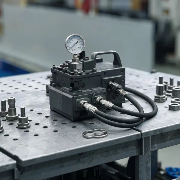Torque wrench pump setup