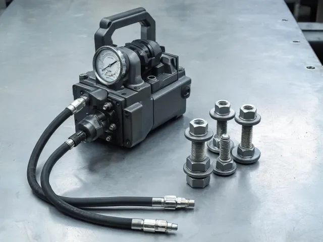 Torque wrench hydraulic pump