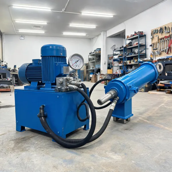 Hydraulic pump service bay